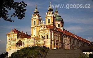 Rakousko - klášter v Melku - barokní benediktýnský klášter