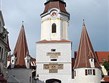 Rakousko - Křemže - Steinertor - pozdně gotický piaristický klášter, symbol města 