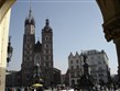Polsko - Krakov - Mariánský kostel na Rynku, ze 14. a 15.století, gotický