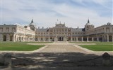Španělsko, poklady UNESCA - Španělsko - okolí Madridu - Aranjuez, letní královský palác, původní habsburský palác vyhořel, v 18.století barokně přestavěn