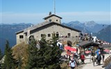Alpské vodopády a soutěsky - Německo - Kehlstein (Orlí hnízdo), horská chata a restaurace