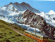 Švýcarsko - vlak pod Jungfrau