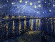 Vincent van gogh, Hvědná noc nad Rhonou, 1888
