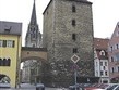 Německo - Regensburg - městské hradby a brána