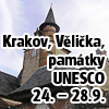 Krakov, Vělička, Ojcovský park, památky UNESCO 24. – 28.9.