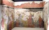 Plavba na bájné ostrovy Santorini a Korfu a Řecko - Řecko - Athény - Národní archeologické muzeum, fresky ze Santorini