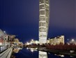 Velkoměsta - Švédsko - Malmö - dekonstruktivistický mrakodrap Turning Torso, 2005 návrh španělský arch- S.Calatrava, 264 m vysok