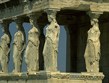Řecko - Athény - Akropolis, Erechteion, 421-406 př.n.l, sochy karyatid