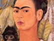 Výtvarné akce a speciální výstavy - F.Kahlo - Autoportrét s opicí, většinu z jejích více než 200 obrazů tvoří autoportréty