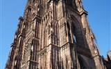Alsasko, pohádka nejen o víně, slavnost trubačů 2019 - Francie - Alsasko - Štrasburk, katedrála, věž vysoká 161 m