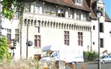 Gaskoňsko, zelené srdce Francie a kanál du Midi 2019 - Francie - Gaskoňsko - Périgueux, Maison des Consuls z 15.století, fasáda ve stylu italské renesance