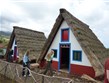 Portugalsko - Madeira - Santana, palheiros, původní obydlí obyvatel této části ostrova