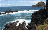 Madeira, zelený Silvestr 2016 - Portugalsko - Madeira - Porto Moniz, romantické pobřeží