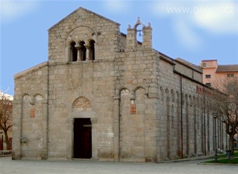 Itálie - Sardinie -Olbia - bazilika San Simplicio
