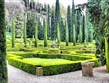 Itálie - Verona - Giardino Giusti, zahrady vytvořené a vlastněné rodinou Giusti