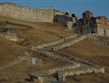 Albánie - Berat - tvrz ze 13.stol. a byzantský kostel Nejsvětější Trojice