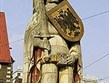 Německo - Brémy - socha Rolanda, symbol města, 1404