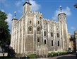 Anglie - Londýn - Tower, Bílá věž, pevnost založena 1066 Vilémem Dobyvatelem