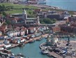Anglie - Portsmouth, letecký pohled na historické centrum