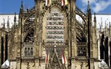 Severní Porýní a Cáchy - Německo - Kolín nad Rýnem - jižní portál katedrály
