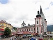 Rakousko - Štýrsko - Mariazell, původní gotický kostel ze 14.stol přestav. barokně 1644-83