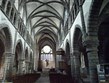 Francie - Franche-Comté - Salins les Bains, Saint Anatoile, interiér kostela ve stylu burgundské gotiky
