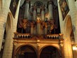 Francie - Franche-Comté - Dole, Notre Dame, dřevěné varhany, 1754, Karl Joseph Riepp
