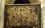 Vienne - Francie - Vienne, Sant Maurice, křest sv.Mořice, cyklus o životě svatého Mořice