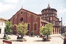 Eurovíkendy - Itálie - Milán - kostel Santa Maria delle Grazie, stavba Bramanteho