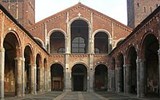 Milán, adventní eurovíkend - Itálie - Milán - bazilika sv.Ambrože, 8.stol, přestavěna 1080-1144