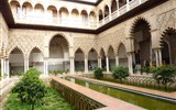 Andalusie, památky UNESCO a přírodní parky - Španělsko - Andalusie -  Sevilla, Alcazár, Patio de las Doncellas