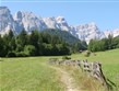 Dolomity, ladinské vesnice, pastviny