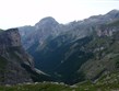 Itálie, Dolomity - pohled z planiny Gherdenaccia