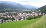 Dachsteinská bomba s kartou - Rakousko - Štýrsko - Schladming, městečko uprostřed hor
