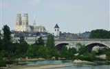 Orléans - Francie - Orléans - katedrála Sainte Croix a Pont Georges
