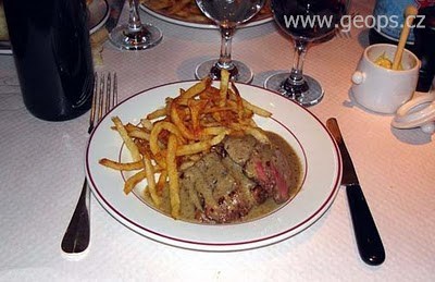 Francie - Bordeaux - entrecôte