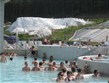 Maďarsko - Egerszalók - termální lázně u travertinové kupy, podobné jako světoznámé Pamukkale