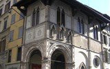 Florencie, Garfagnana s koupáním a Carrara - Itálie - Florencie - Florencie, Loggia del Bigallo