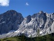 Rakousko - masiv  Dachstein při pohledu od lanovky