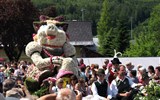 Bad Ischl, Císařovy nové zahrady a Narcisový festival - Rakousko - Bad Ausse - Narcisový festival