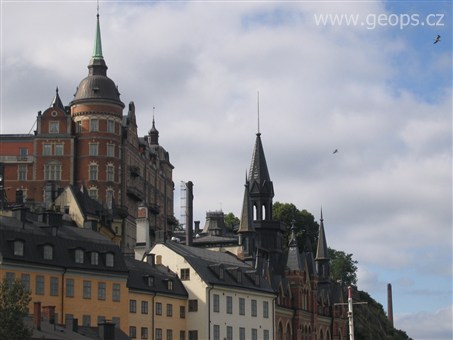 Švédsko - Stockholm - čtvrt Sodermalm leží celá na ostrově zvaném Ason
