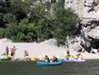 francie -  kaňon řeky Ardeche, ráj pro vodáky