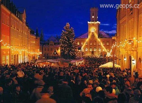 Německo - adventní Schneeberg.