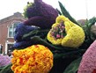 historické slavnosti -  Holandsko - Lisse, květinové korzo, tisíce květů vytvářejí vše možné