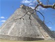 Výtvarné akce a speciální výstavy - Mexiko - Uxmal, Kouzelníkova pyramida, eliptický půdorys, pyramidální chrám, 38 m vysoká