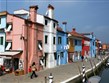 Itálie - Benátky - Burano s jeho pestrými rybářskými domky