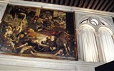 Slavní malíři Benátek - Itálie - Benátky - Scuola San Rocco, Vraždění Neviňátek, 1582-7, J.Tintoretto