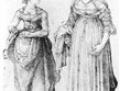 Německo - A.Dürer - Norimberská a benátská žena