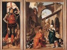 Německo - A.Dürer - Paumgartnerský oltář, levá a centrální část