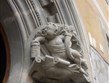 Německo - Pirna, detail fasády jednoho z renesančních domů